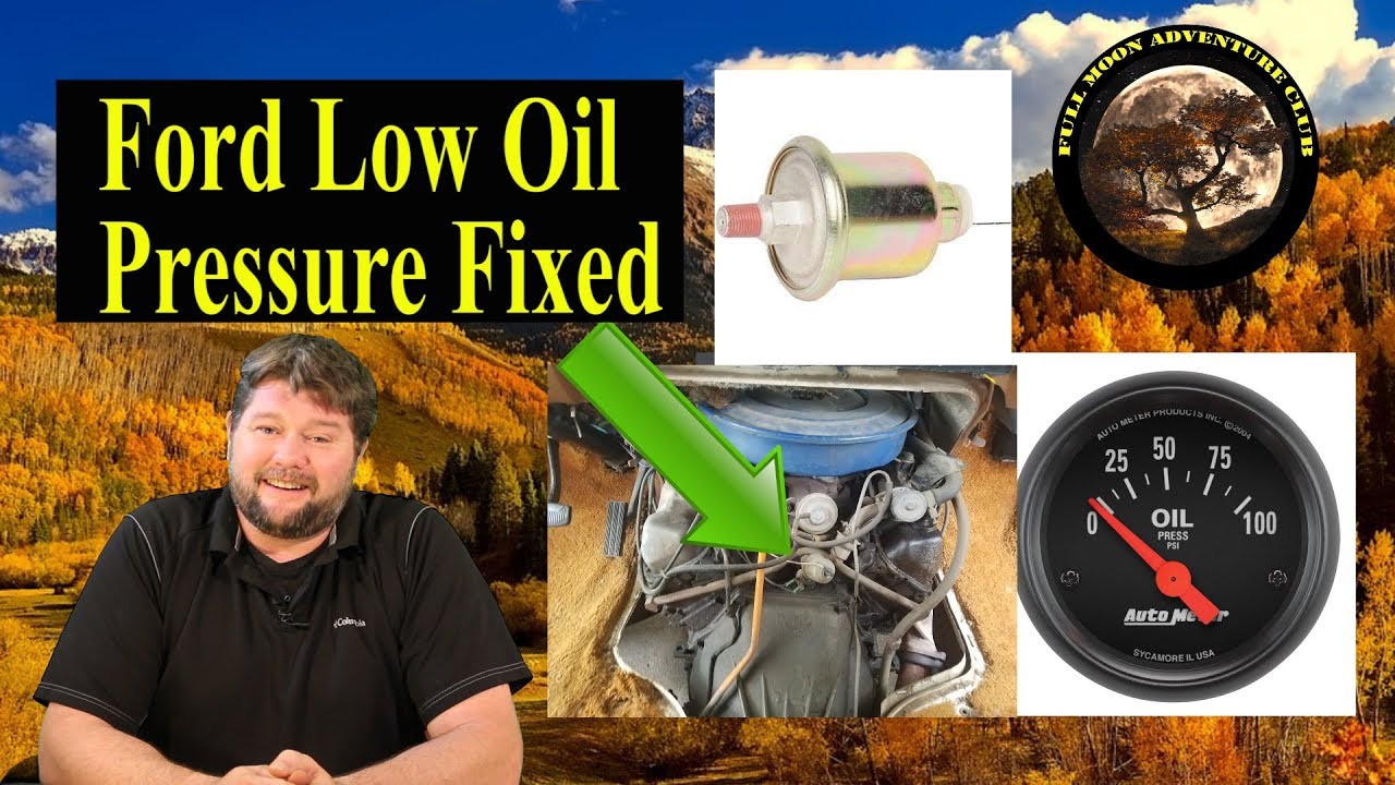 Ford RV Oil Pressure Gauge Not Working - Fixed 82 Ford Jamboree 7.5L 460