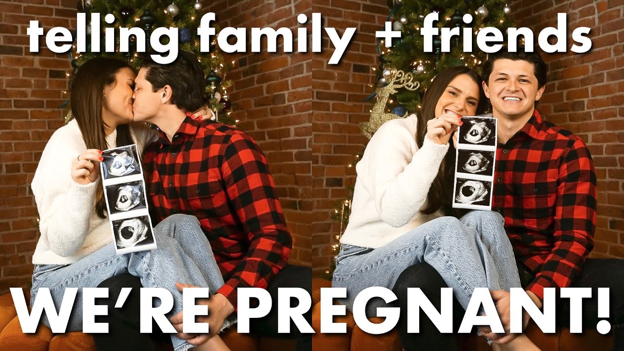 telling family and friends we're pregnant!! | pregnancy announcement ♡