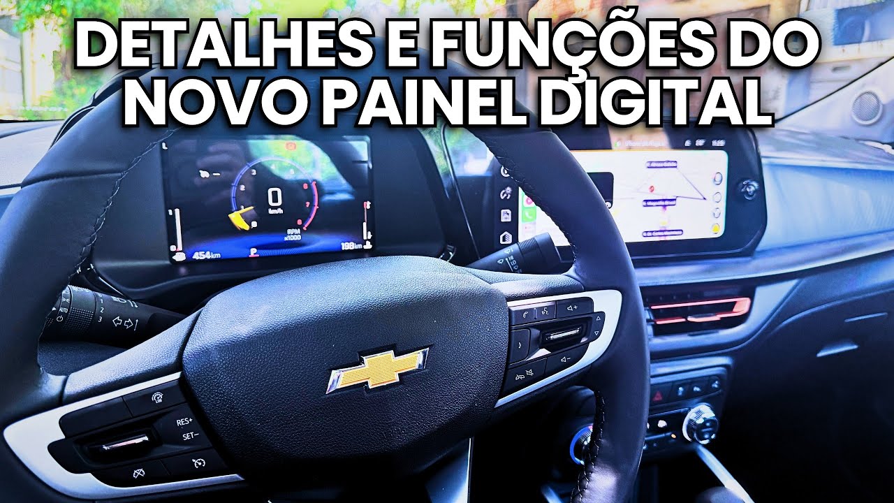 Explorando o novo painel digital do ONIX 2026 – funções, menus e novidades!