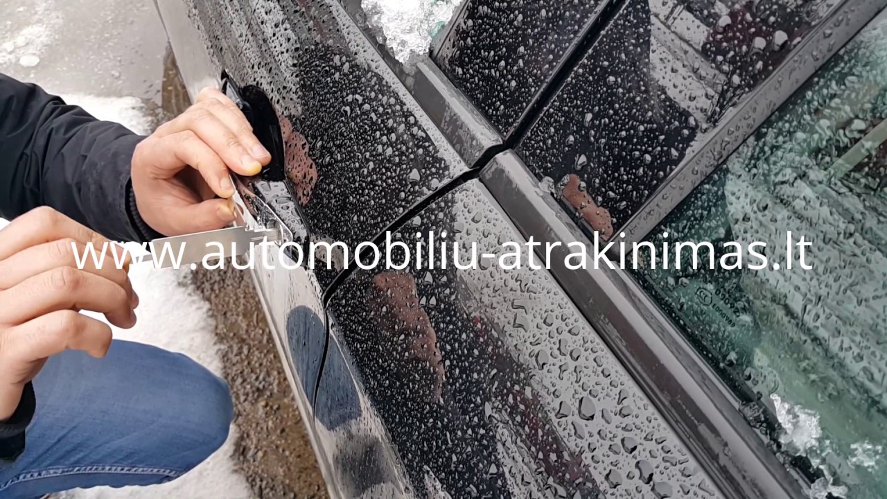 Avarinis automobilio atrakinimas.  Citroen C5 2011