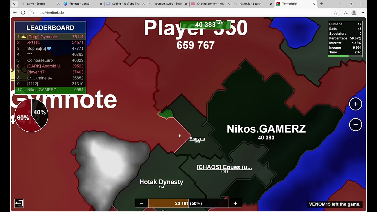 I went into war (video Game)