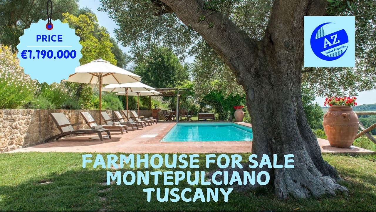 Dream Farmhouse for Sale in Montepulciano Tuscany | Italian Countryside Paradise