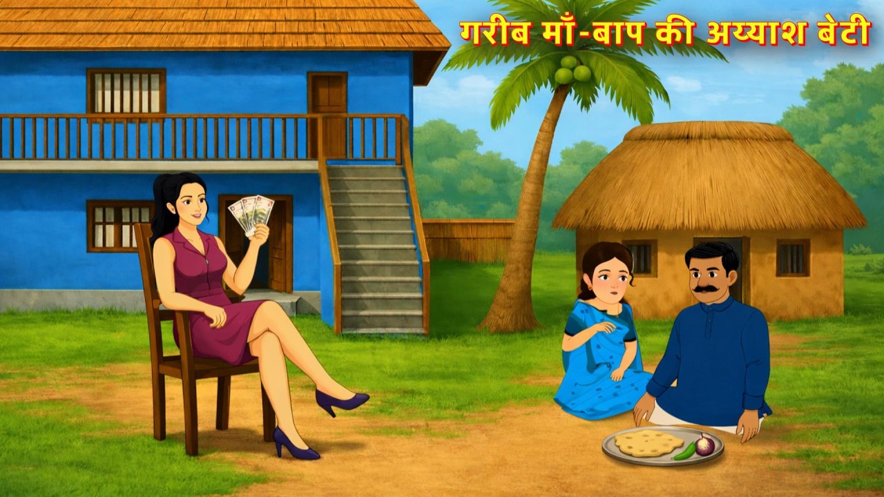 गरीब माँ-बाप की अय्याश बेटी | New Moral Stories | Hindi Cartoon Stories
