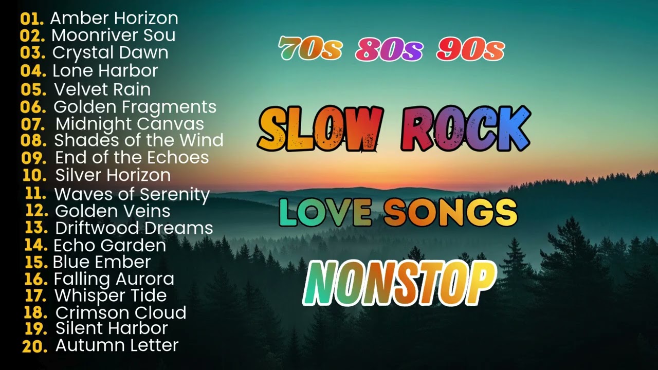 Slow Rock Love Songs Collection 70s 80s 90s | Soft & Emotional Classic Rock Mix