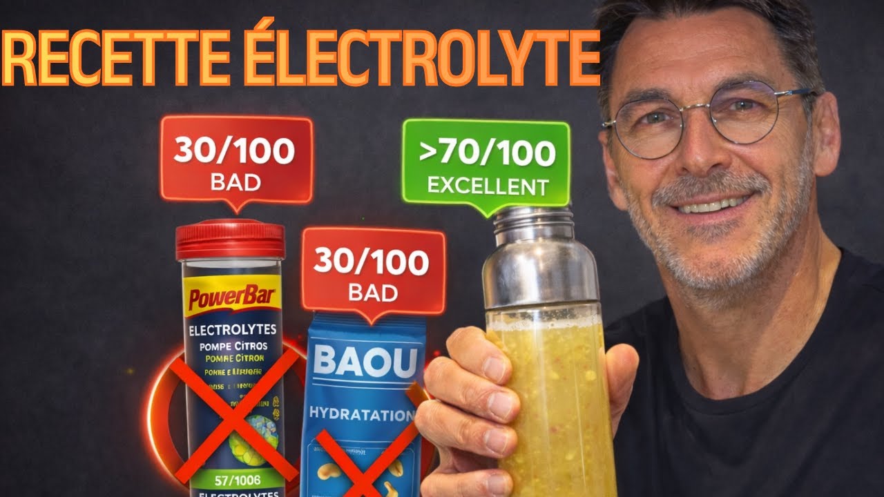 Ma recette ÉLECTROLYTE :  Pourquoi je n'achète plus dans le commerce