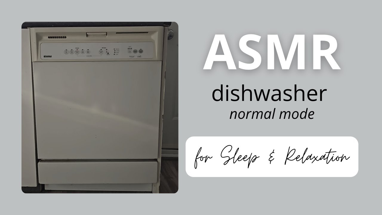 Dishwasher Sounds | ASMR for Sleep & Relaxation