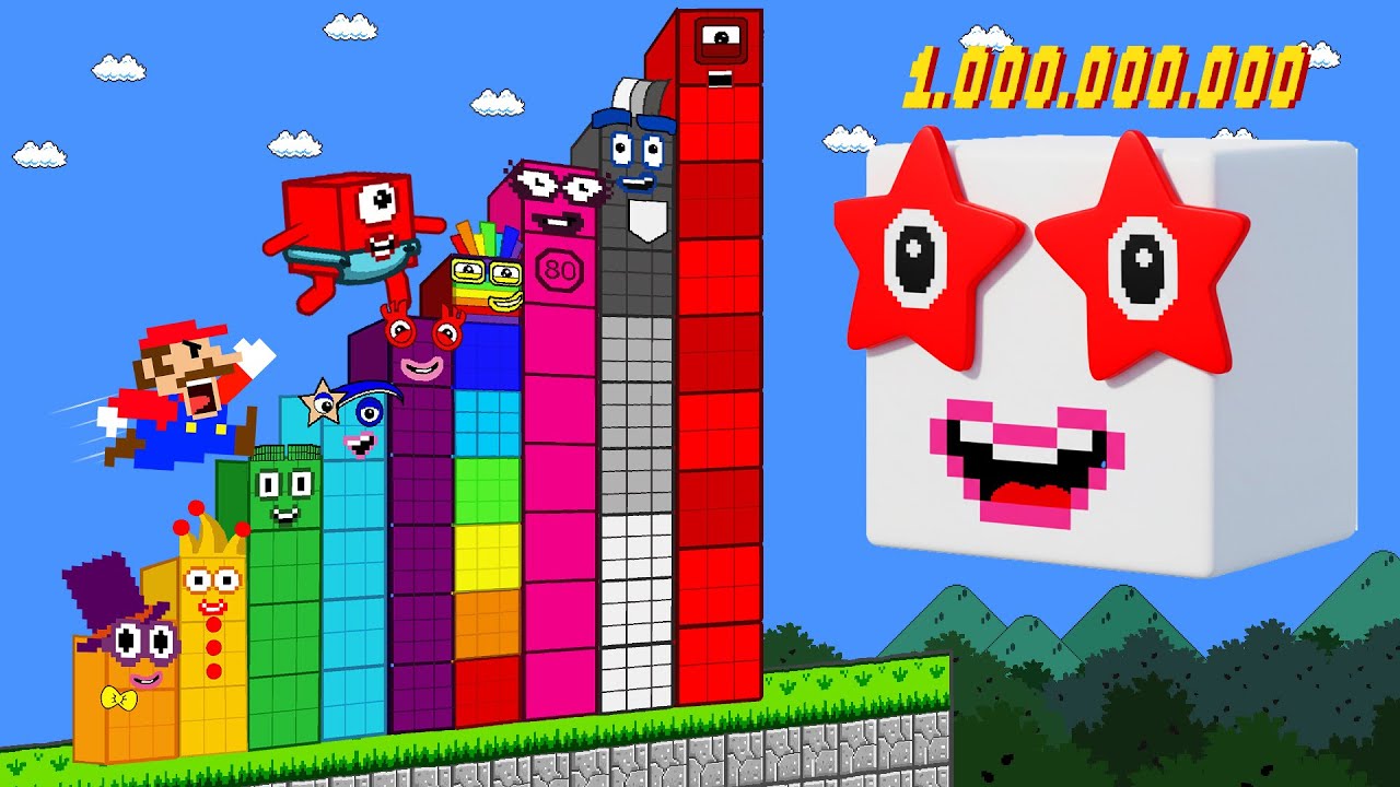 Number 1 Baby vs Phase 10 vs Phase 1,000,000 in Mario Maze Level Up | Game Animation