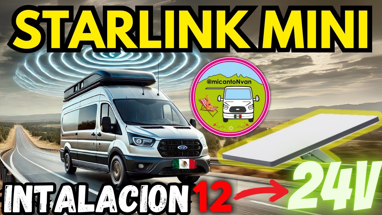 STARLINK MINI en movimiento 🚐📡 - Instalación 12V ⚡️