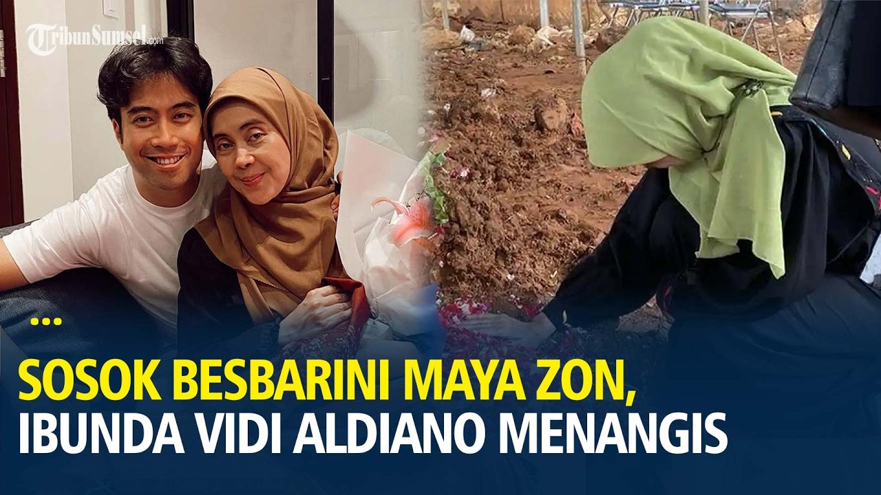 Sosok Besbarini Maya Zon, Ibunda Vidi Aldiano Menangis di Makam Putranya