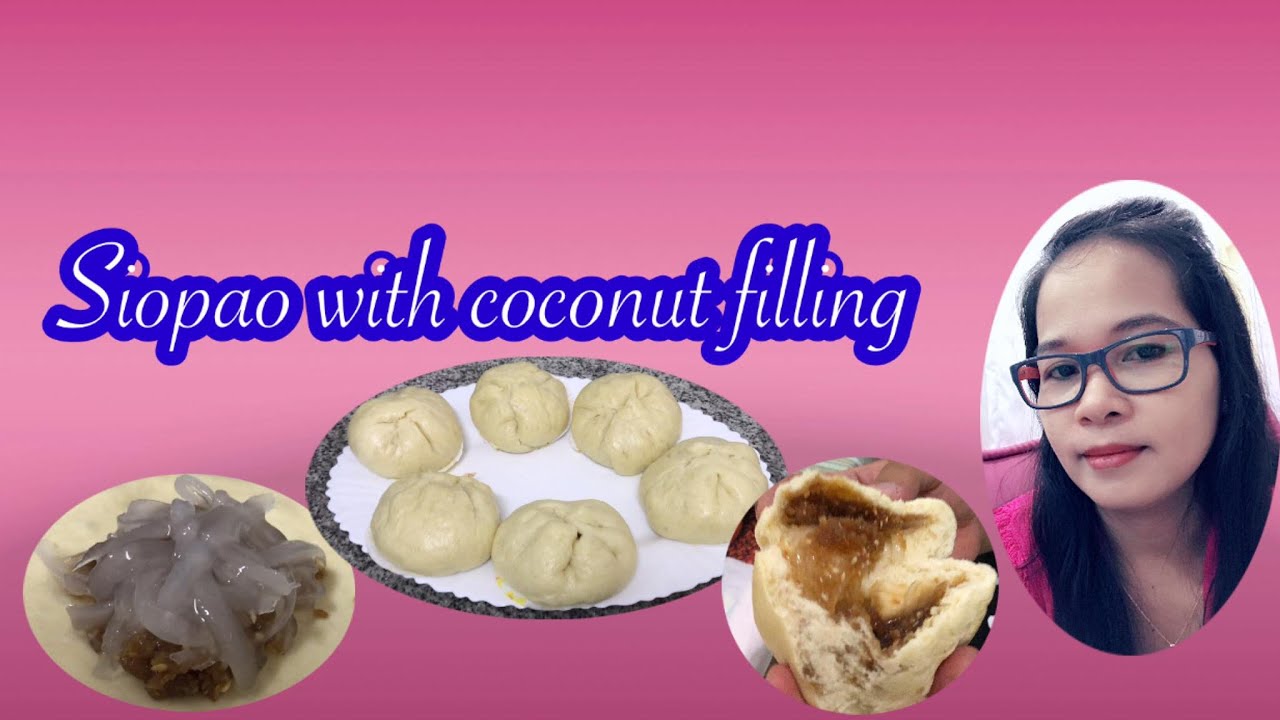 Siopao with coconut filling. How to make coconut siopao?