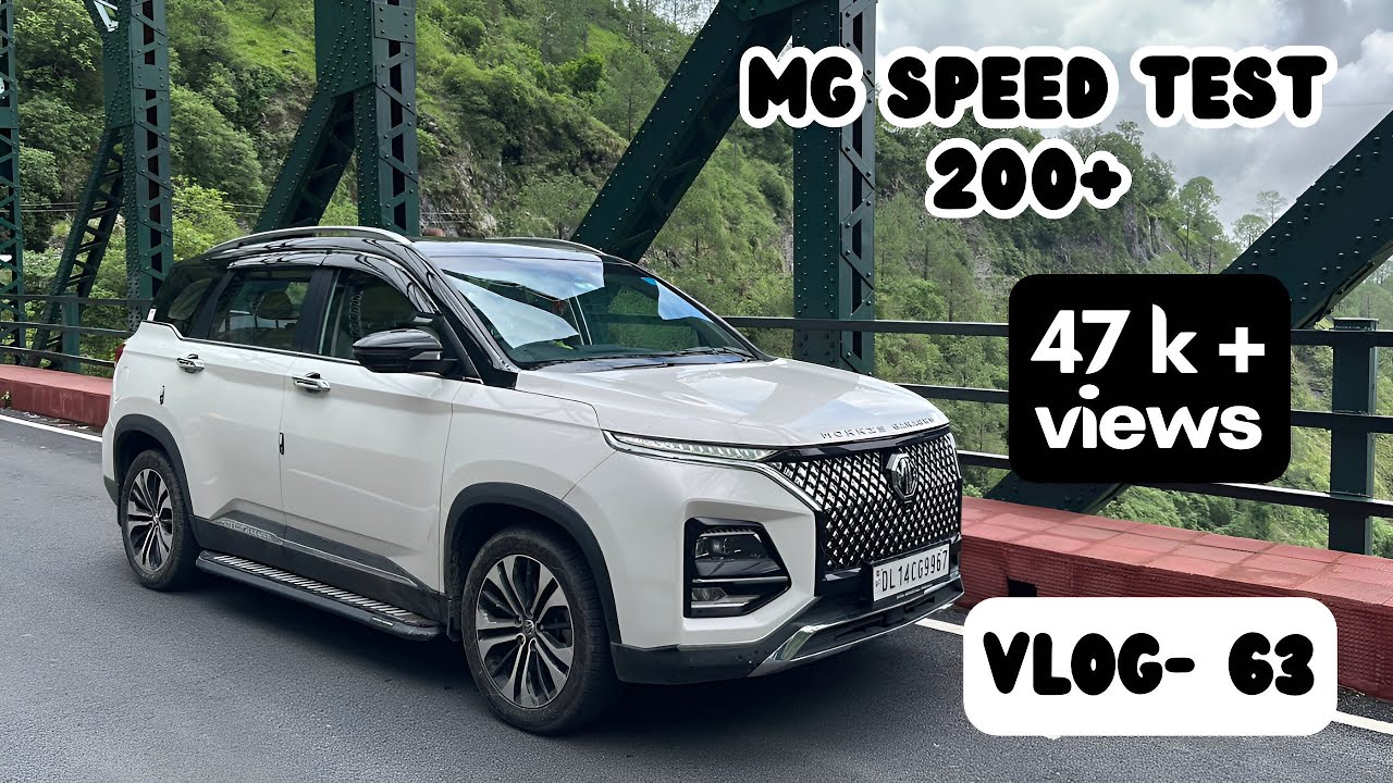 MG Hector ki full SPEED TEST @200 | Getting back to home |