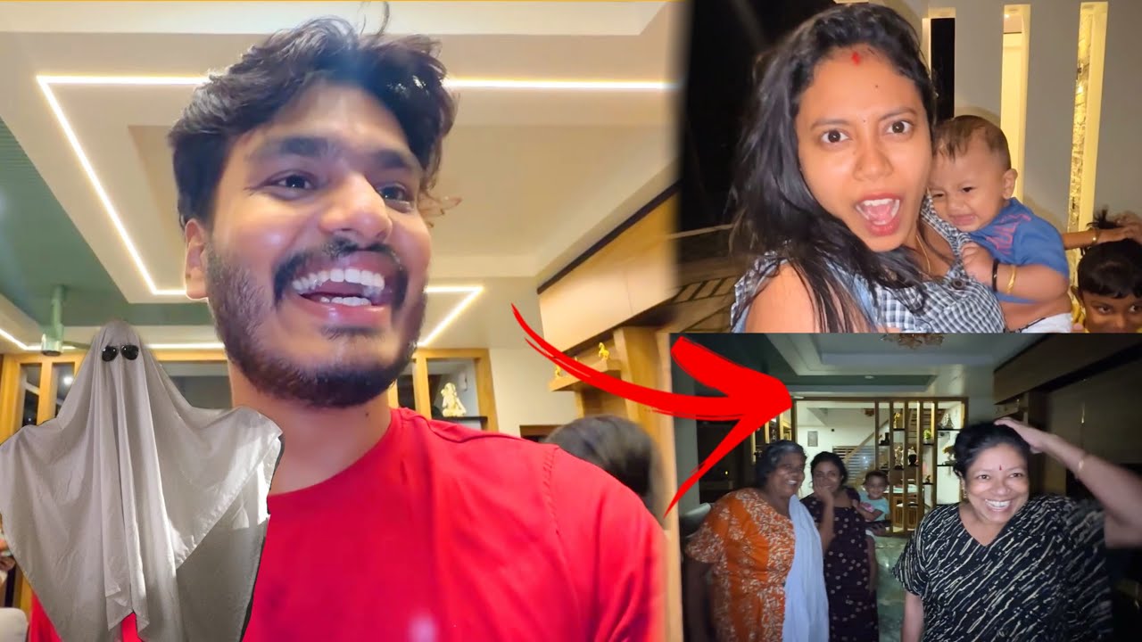 NIGHT PRANK WITH FAMILY 🤣