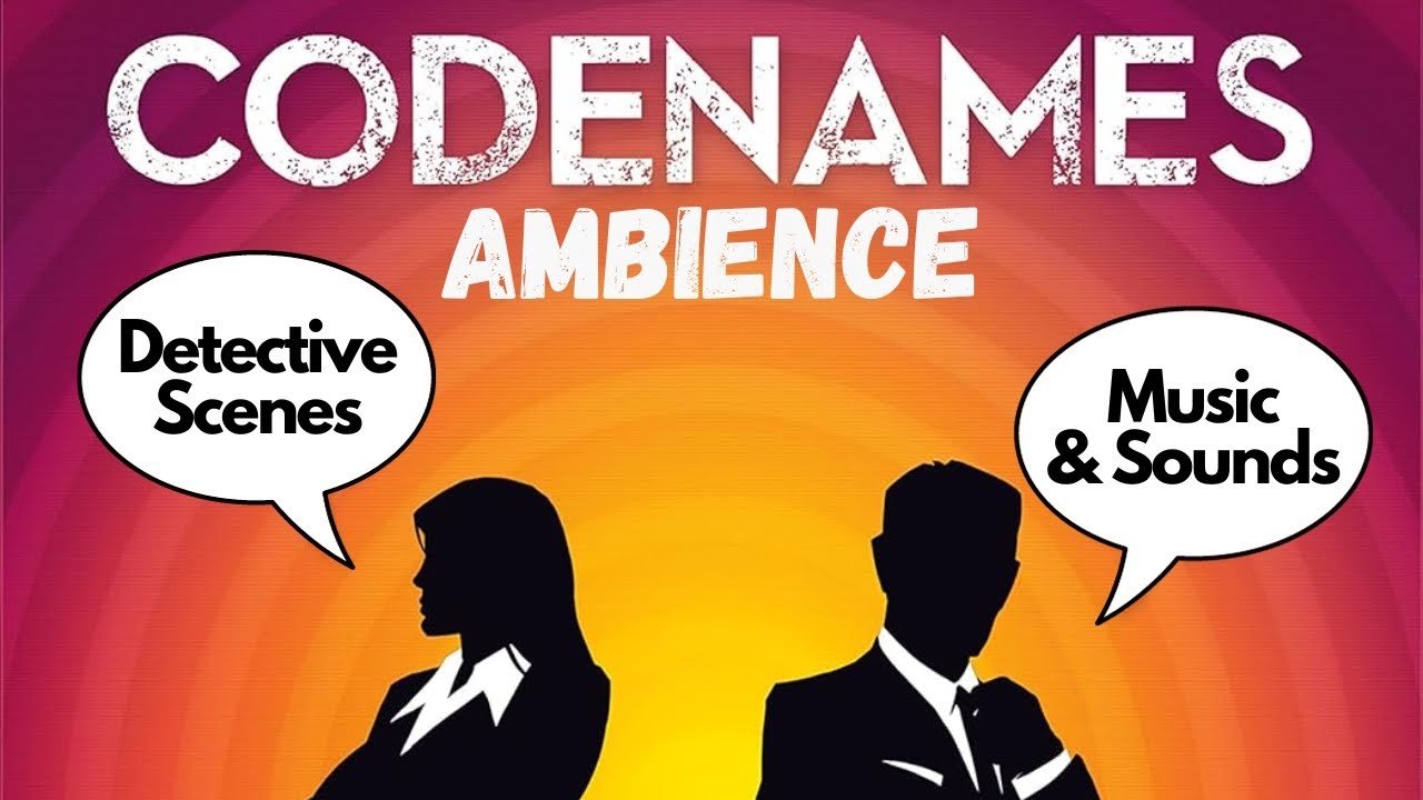 Codenames Board Game Ambience | Detective Scenes with Background Music and Sound Effects