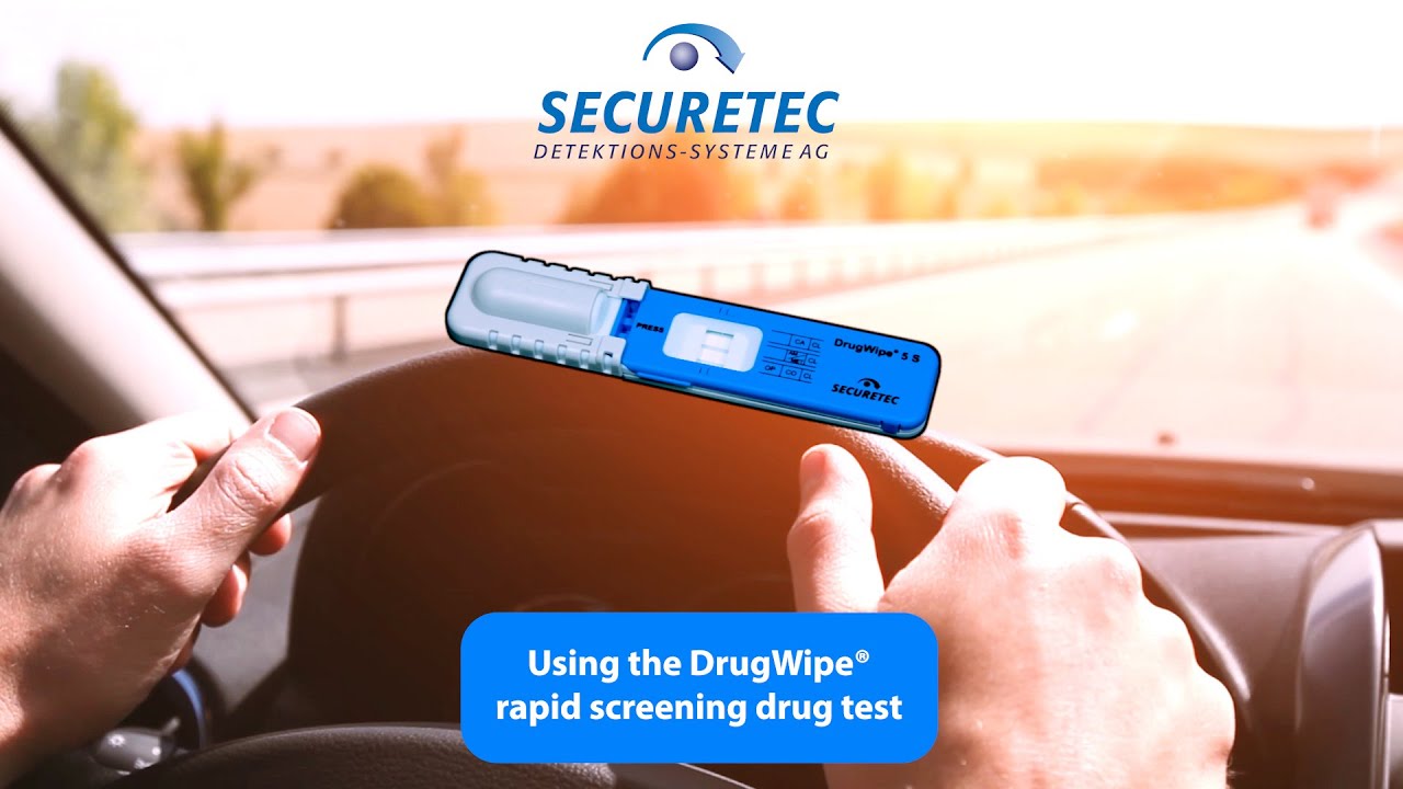 Using the DrugWipe rapid screening drug test