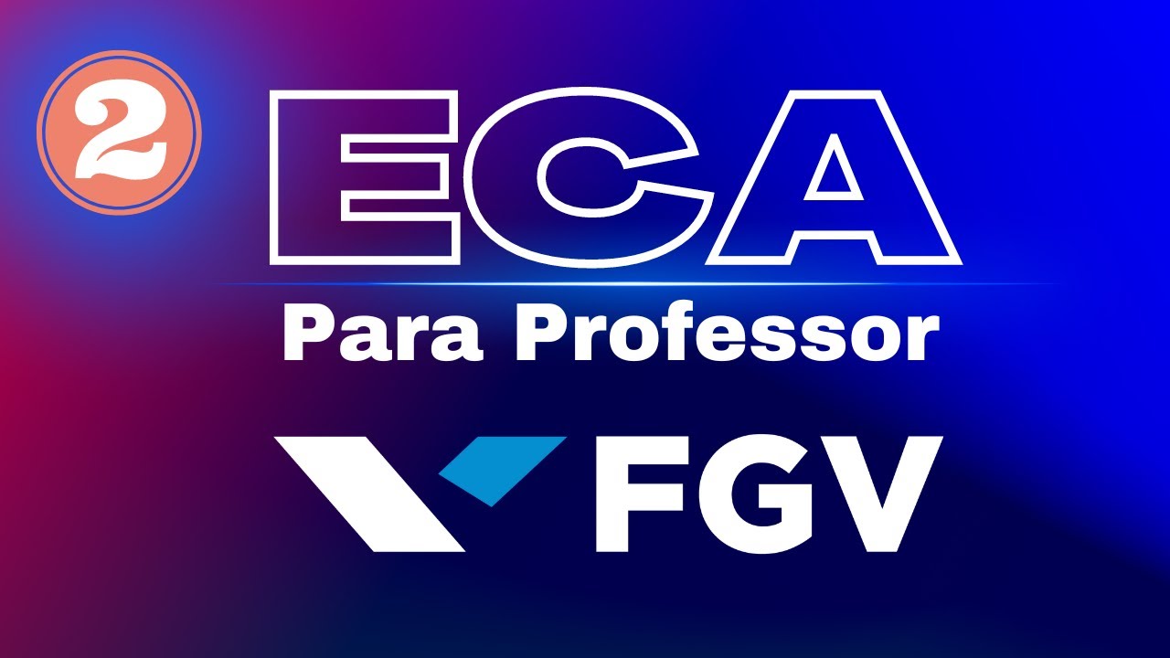 ECA ATUALIZADO -  Concurso  Professor [BANCA FGV]👉#concursoprofessor #eca