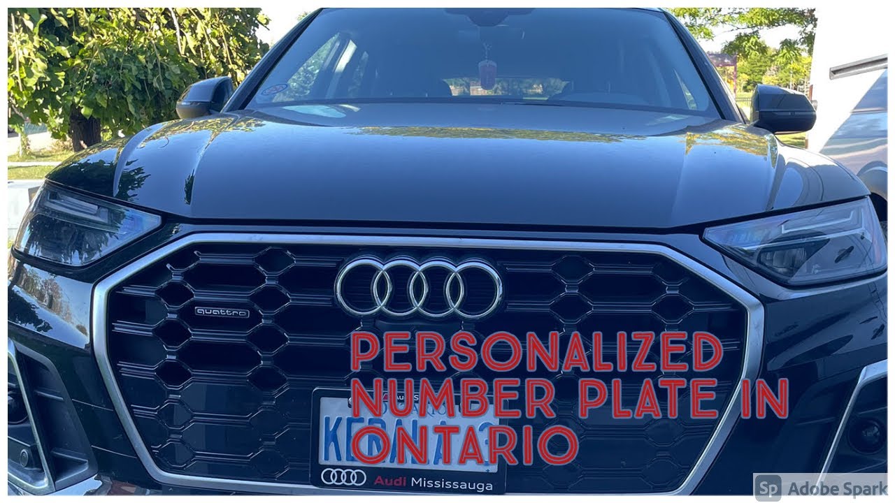 How to get personalized number plate in Ontario? കേരള നമ്പർ പ്ലേറ്റ് കാനഡയിൽ !!!