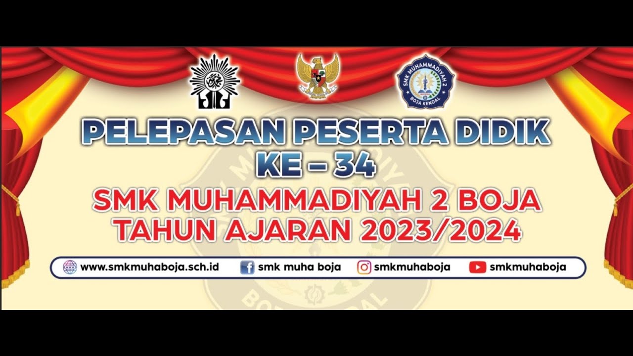 PELEPASAN PESERTA DIDIK KE-34 SMK MUHAMMADIYAH 2 BOJA