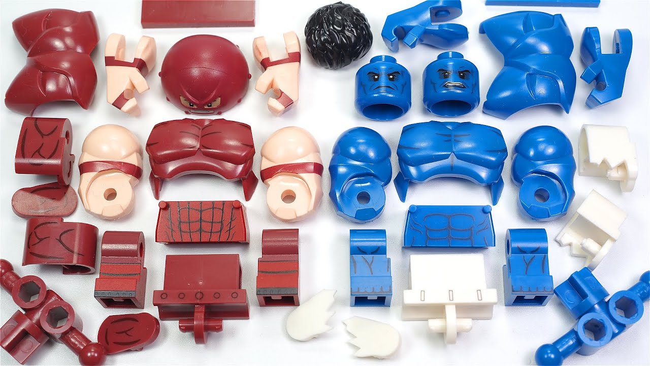 LEGO X-MEN | Juggernaut | Captain Universe Incredible Hulk | Unofficial Lego Big figures AF359 AF356