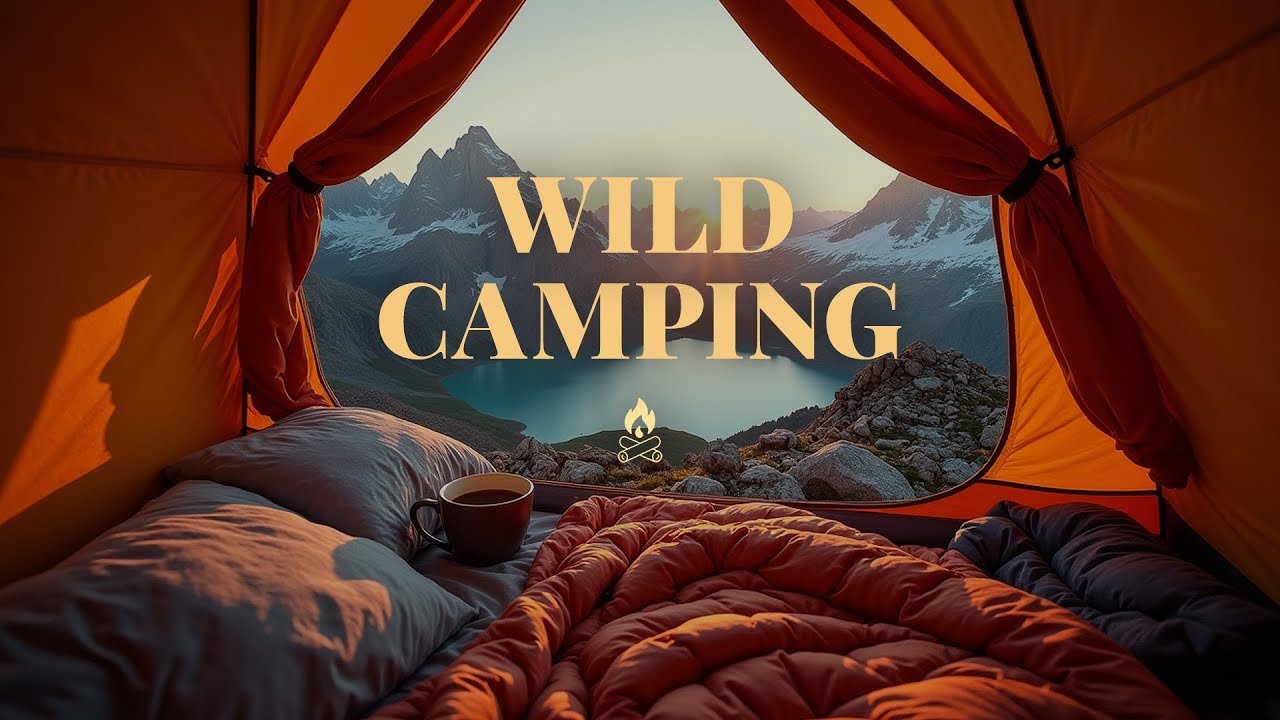 Relaxing Mountain Morning Ambience - Sunrise Meditation Music during Wild Camping (3H)