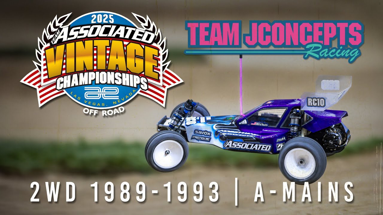 2wd 1989 - 1993 A Mains | Чемпионат 2025 Team Associated Vintage — Лас-Вегас