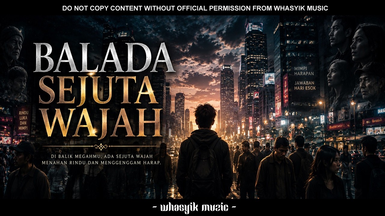BALADA SEJUTA WAJAH by whasyik muzic [Original Song] - Hiruk pikuk manusia di kota besar