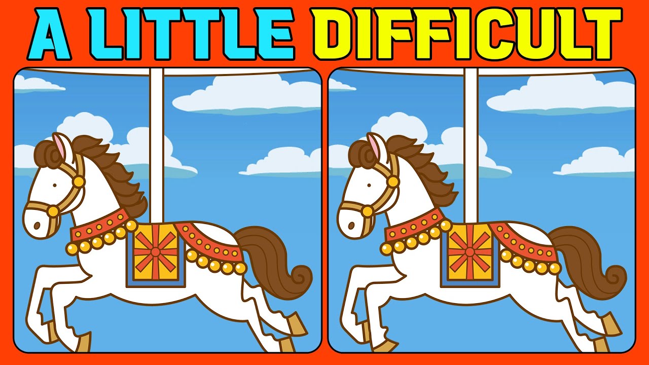 🧠🧩Spot the Difference | Brain training 《A Little Difficult》