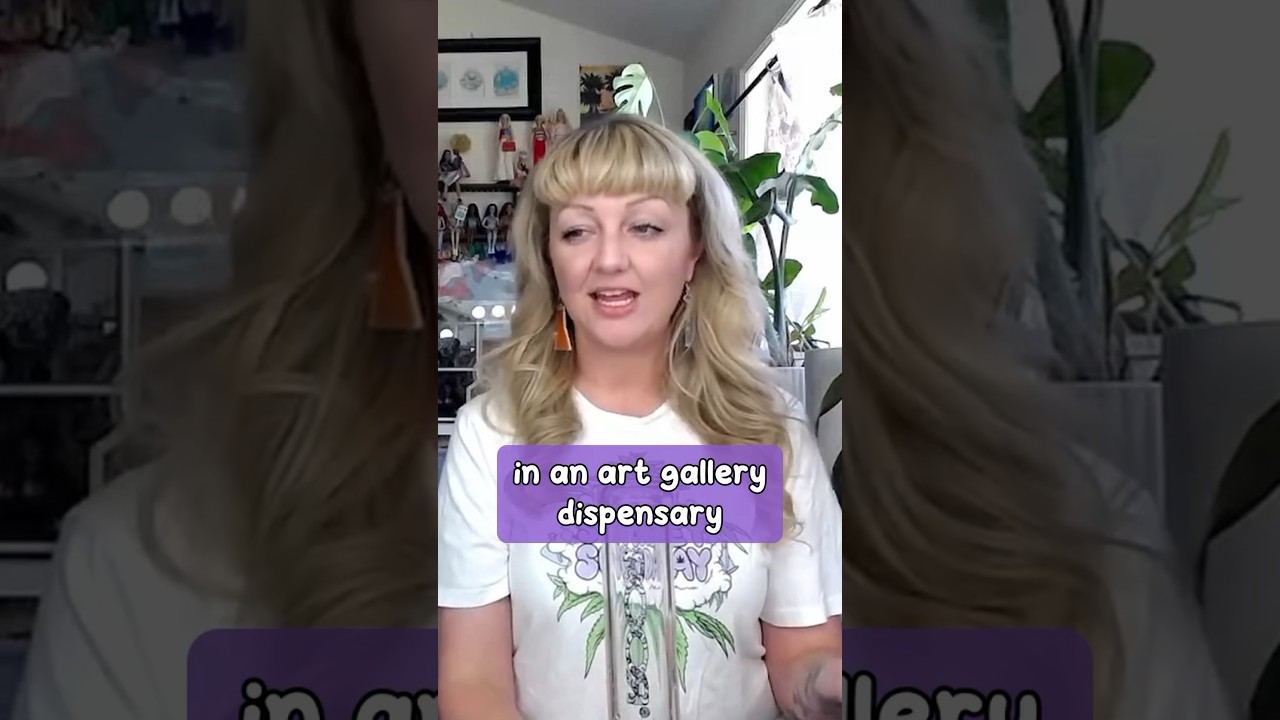 artist residency at a local dispensary, for both Coral and Mio! #stoneysunday #shorts