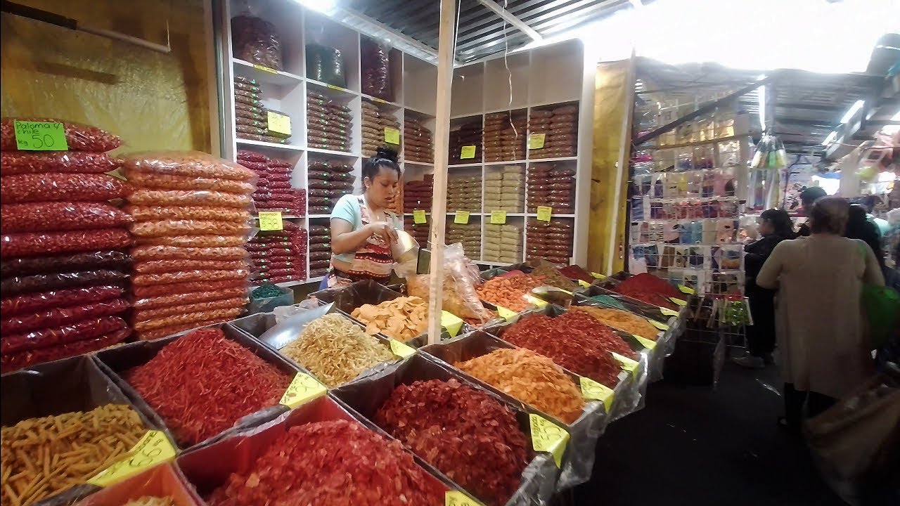 La Merced Market in Mexico City CDMX 2022 🇲🇽 [4K]