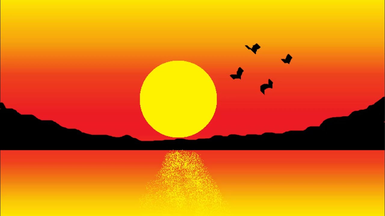 MS PAINT | Draw scenario painting in mspaint | by dev sir