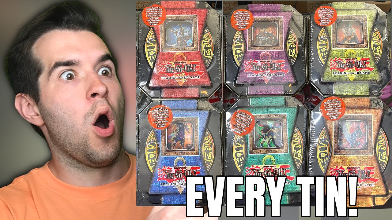 Opening EVERY 2004 Yugioh Tin EVER MADE!