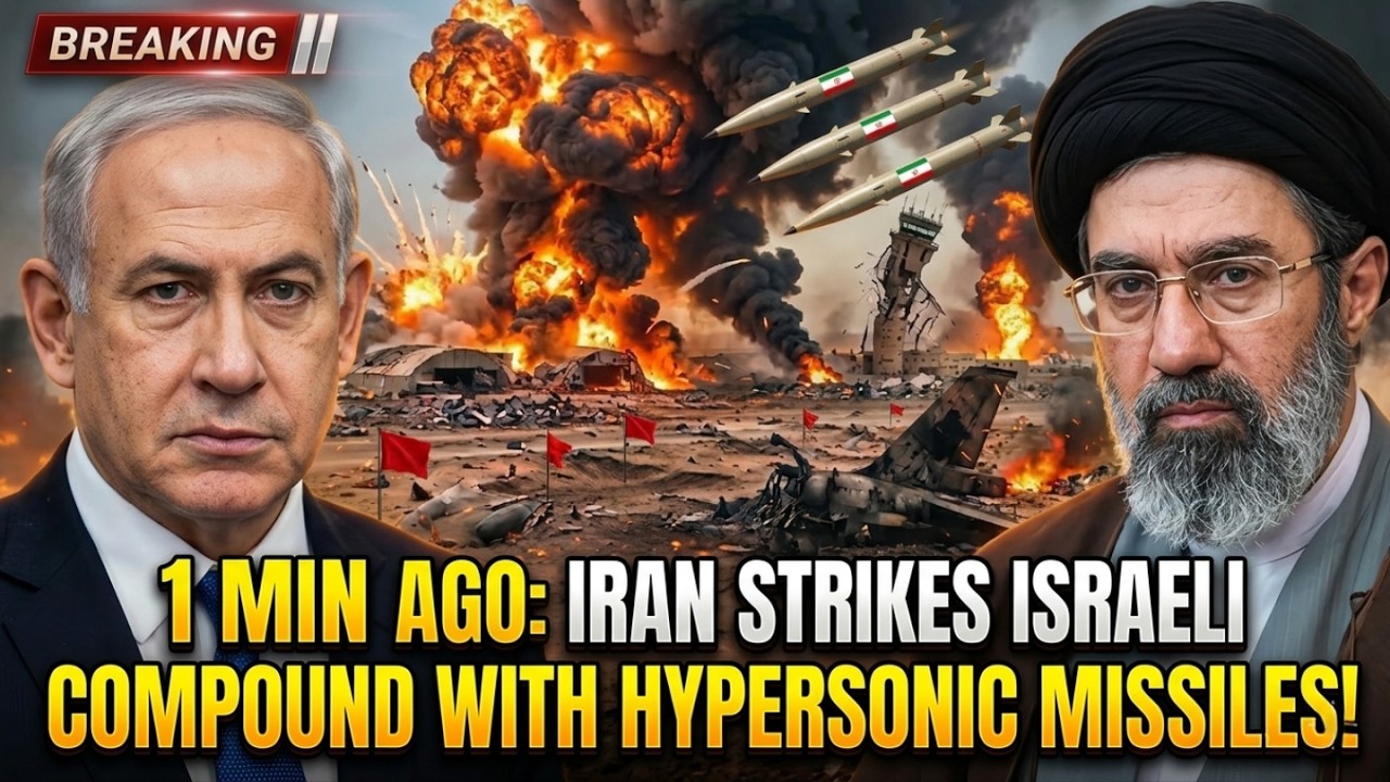 1 Min Ago: Iran Strikes Israeli Top Leadership Compounds with Hypersonic Missiles | Ana Kasparian