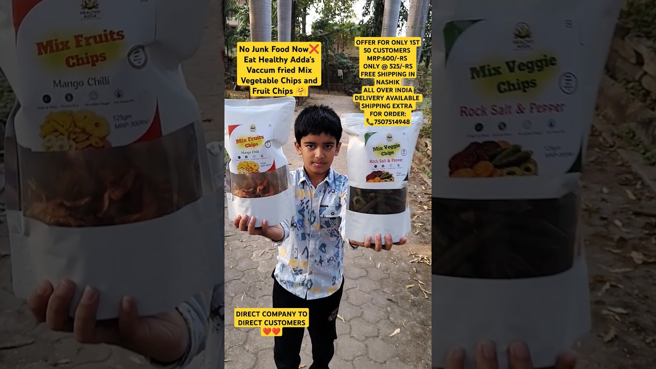 EAT HEALTHY CHIPS & STAY HEALTHY 💪 