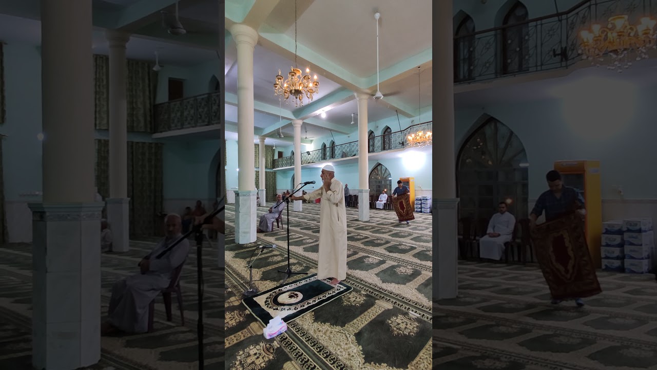 أذان العشاء من جامع الفلوجة الكبير - يوم عرفة 1442هـ بصوت الدكتور قاسم كاظم
