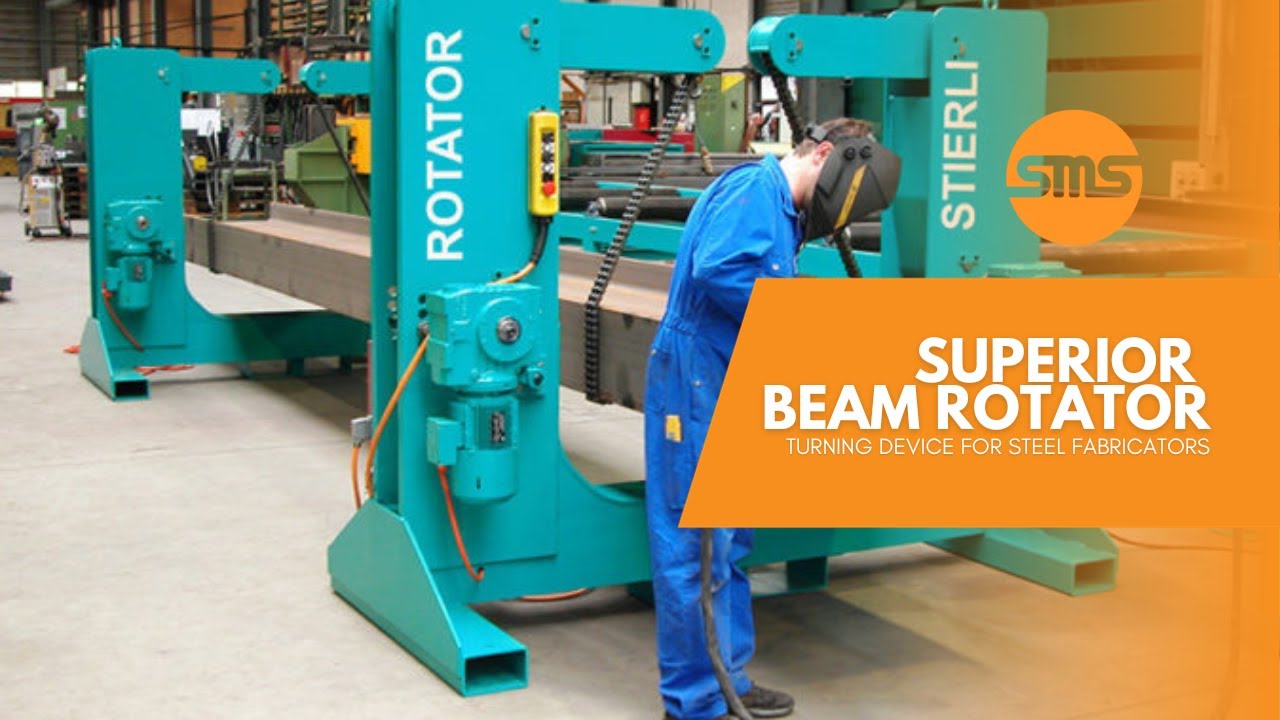Stierli-Bieger Beam Rotator - Turning Device for Steel Fabricators | Specialist Machinery Sales