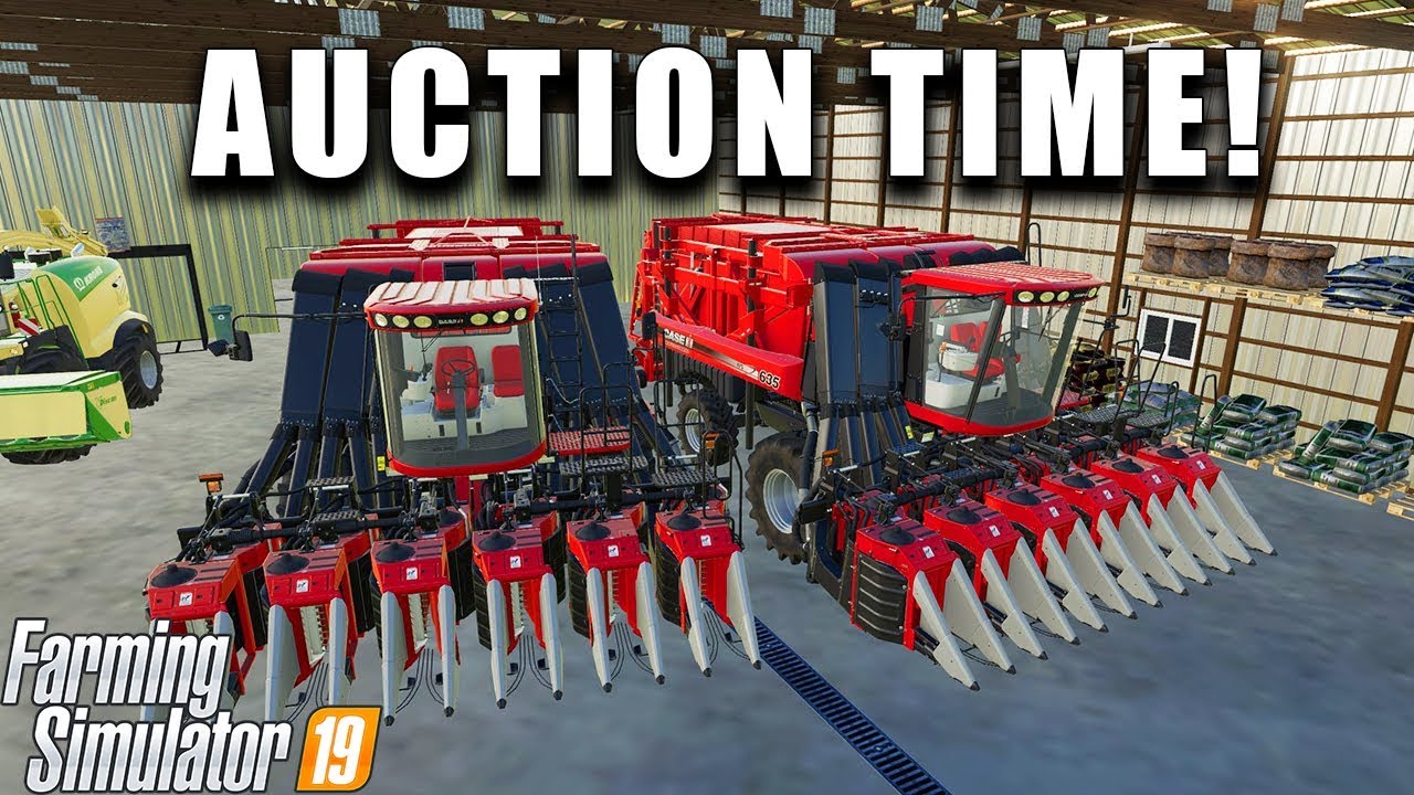 GOING ALL OUT AT THE AUCTION | Farming Tournament Ep.1 | Farming Simulator 2019