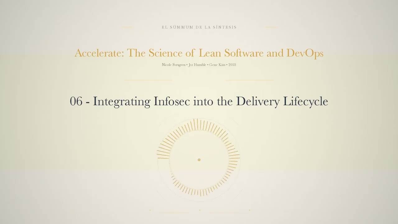 06 - Integrating Infosec into the Delivery Lifecycle