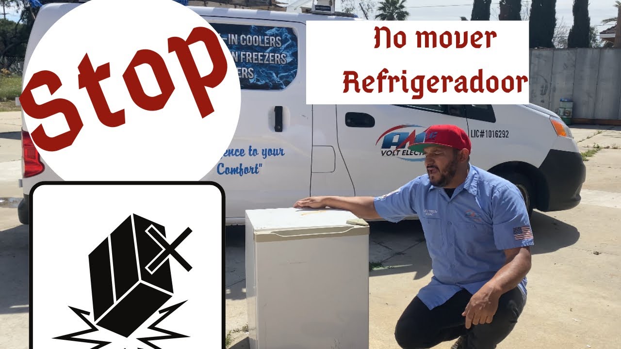 Qué pasa si muevo mi refrigerador y lo acuesto ?