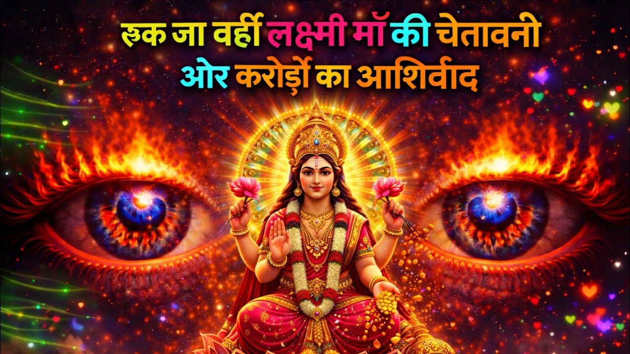 108✨ माता लक्ष्मी का दिव्य संदेश 😱 आज स्वयं महालक्ष्मी दे रही हैं संकेत