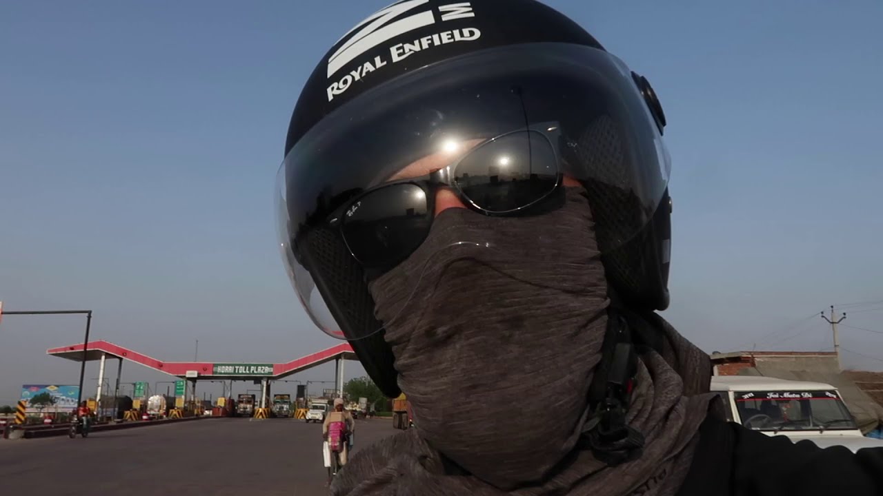 riding my motorcycle through india
