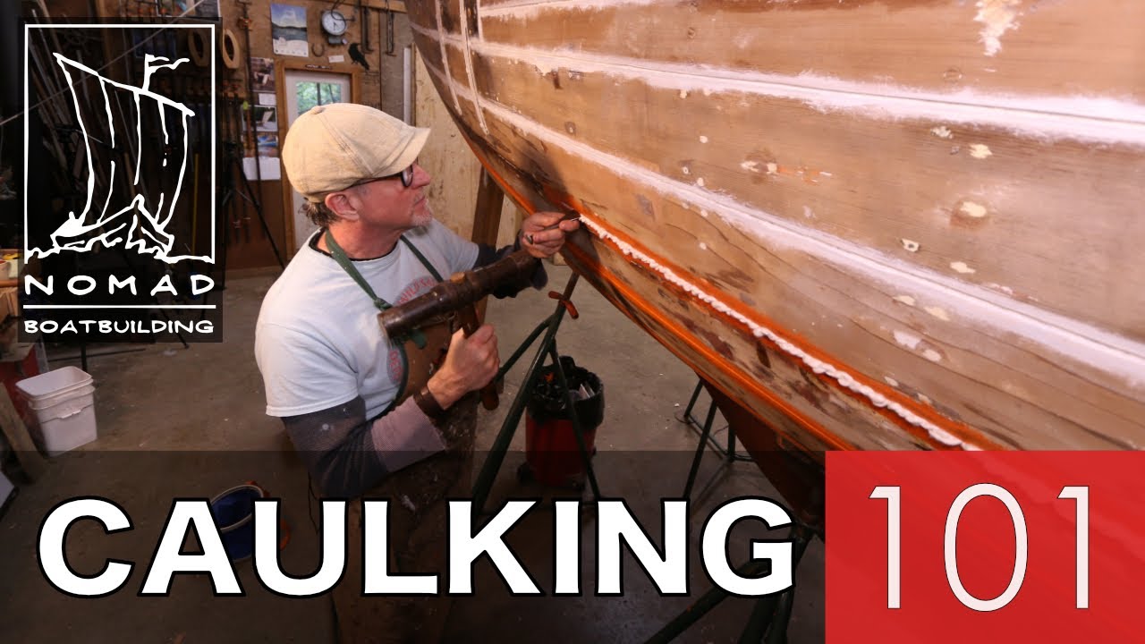 Caulking 101 - on Canada's oldest sailboat
