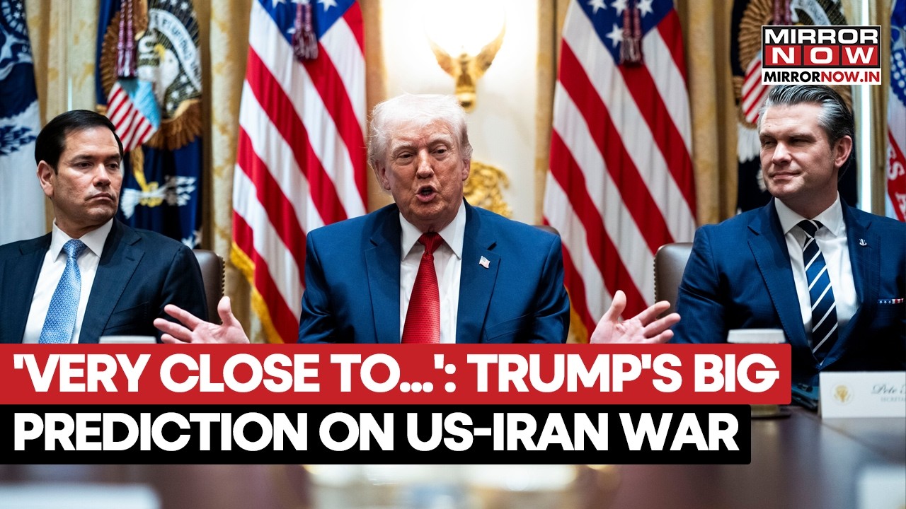 IRAN WAR NEARING END? Trump Makes Bold Prediction Amid Hormuz Blockade, Says Tehran Wants Deal Badly