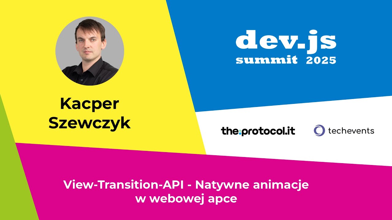 View-Transition-API - Natywne animacje w webowej apce - Kacper Szewczyk