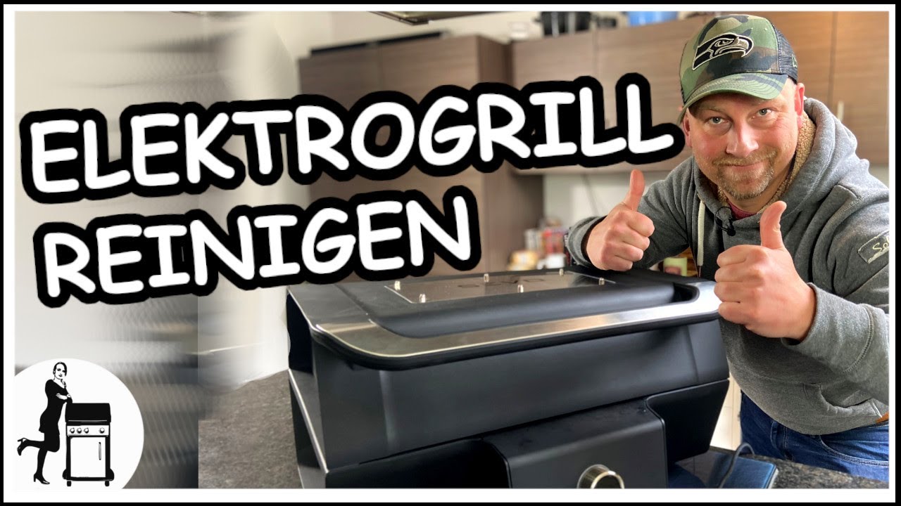 Elektrogrill reinigen | Grillkanal | Die Frau am Grill