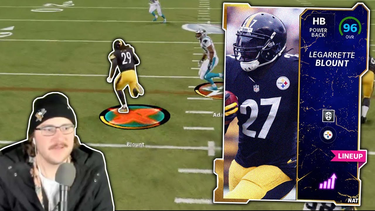 Legends LeGarrette Blount on the Steelers Theme Team is OP