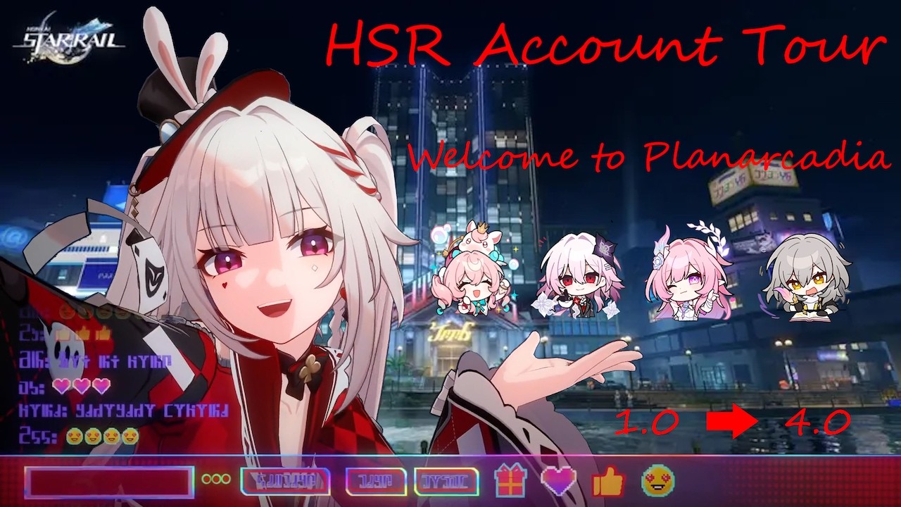 1000 days of HSR an Account Tour from a 1.0 Player