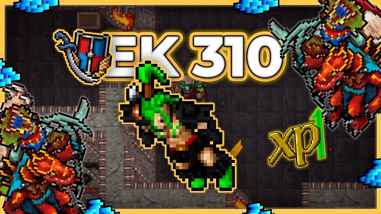 EK 310 Hunt Solo Draken Walls South 2.3kk/h Raw + 500k Profit - Tibia Hunt [13.34] #tibia #tibiahunt