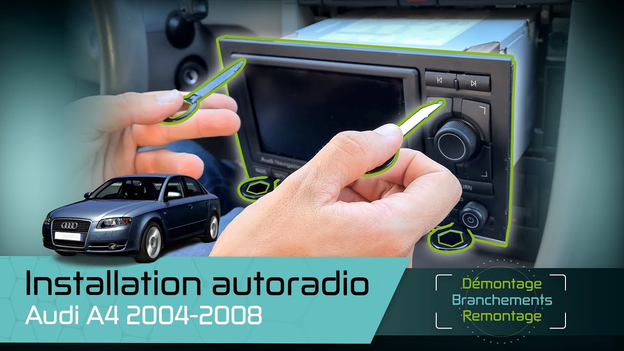 Installer un autoradio Android pour Audi A4 B7 avec CarPlay et android auto