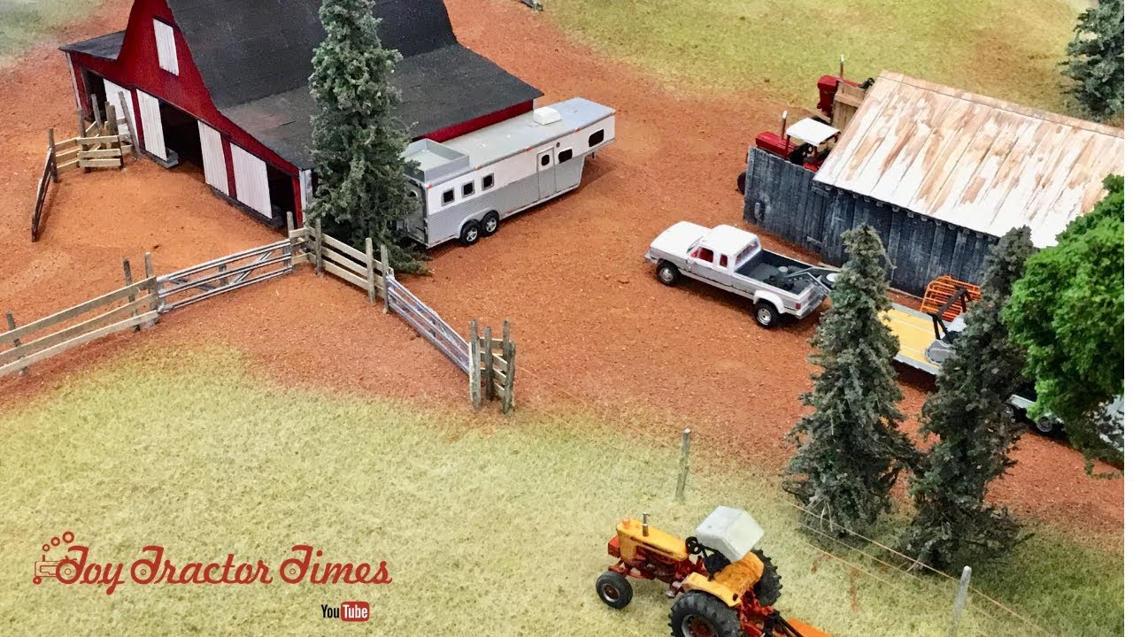 Chris Steeb's Newest Farm Display at the  2020 Lafayette Farm Toy Show