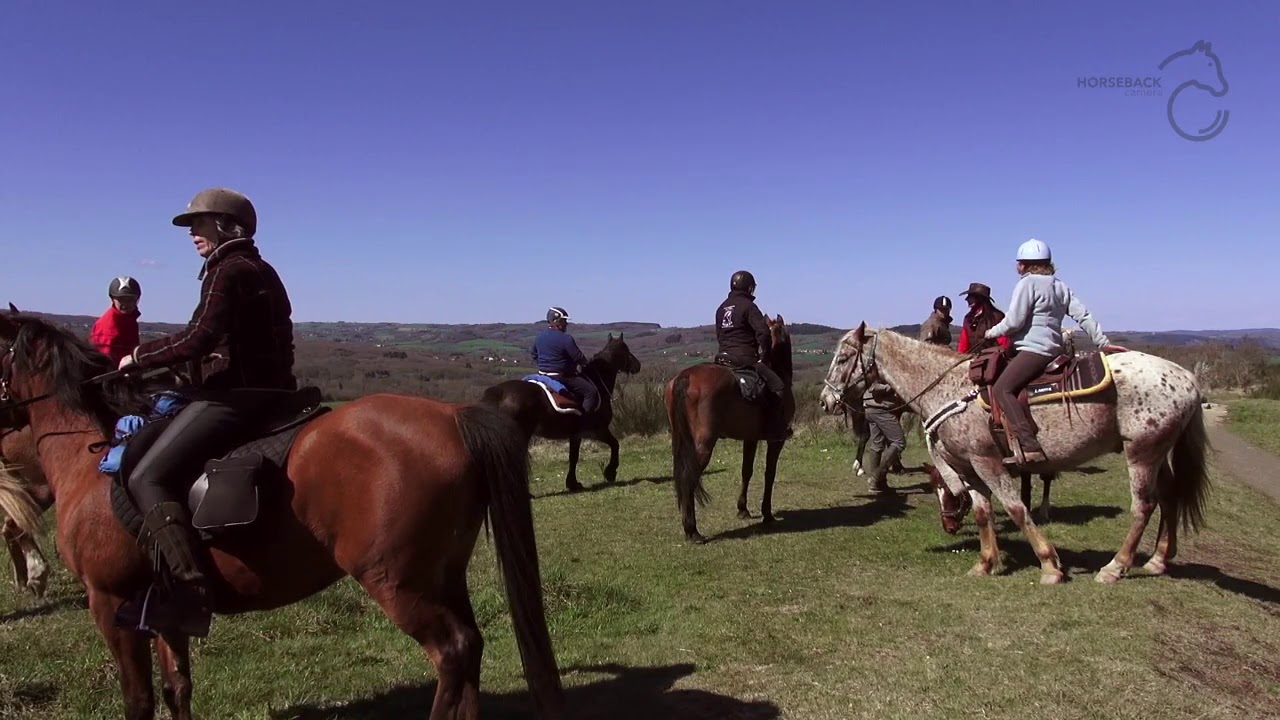 A Cheval dans le Puy de Dôme