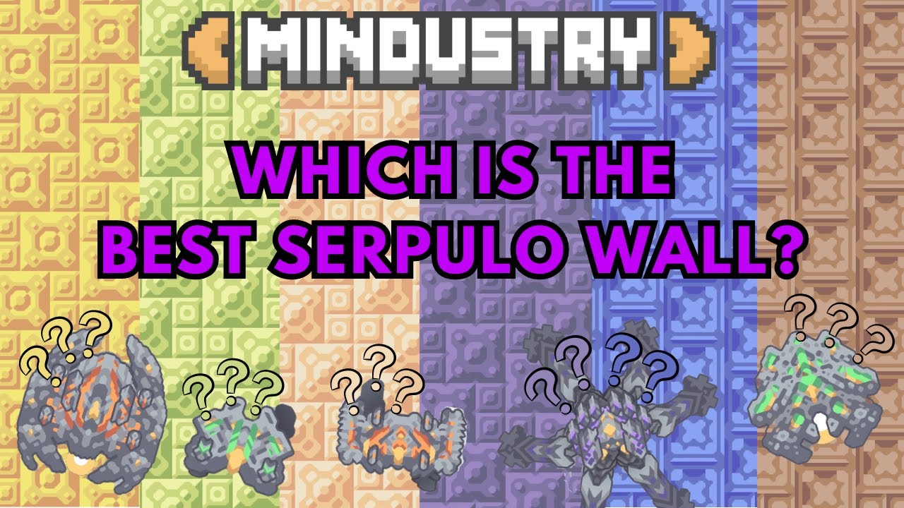 What is the BEST Serpulo Wall??? -  Mindustry